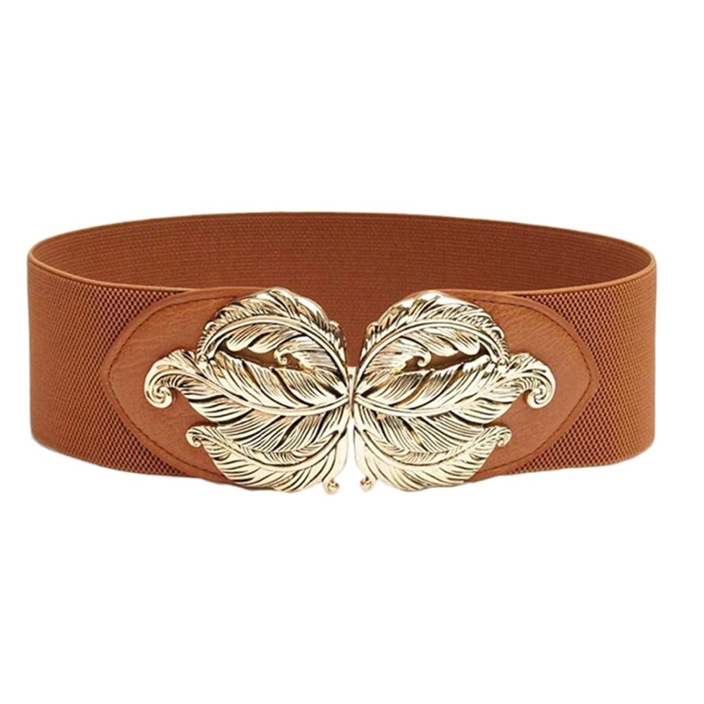 Versatile Style Wide Waist Belt Elastic Stretch